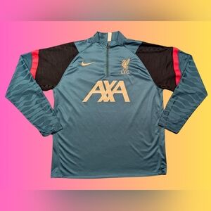 Liverpool 2021 2022 Football Drill Top Soccer Training Jacket Nike Size 2 XL
